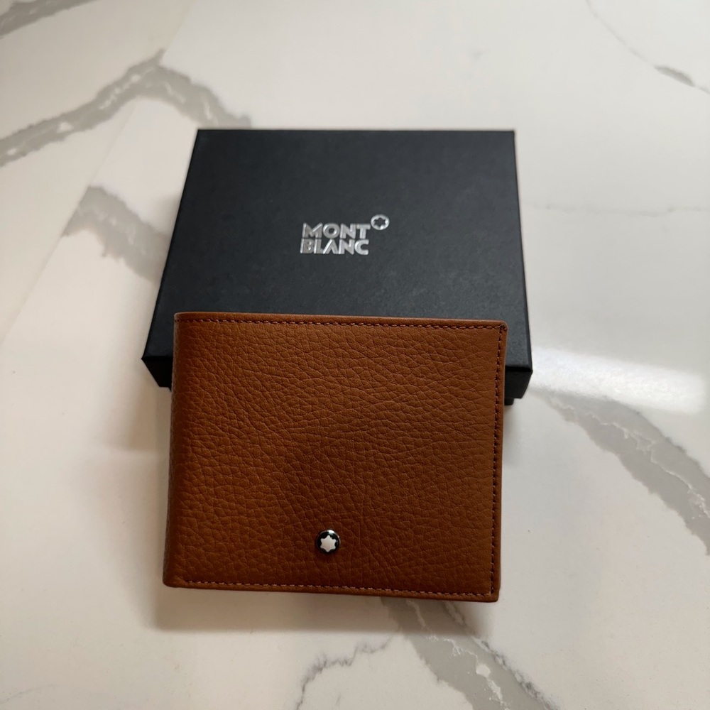 Mont Blanc Leather Wallet New